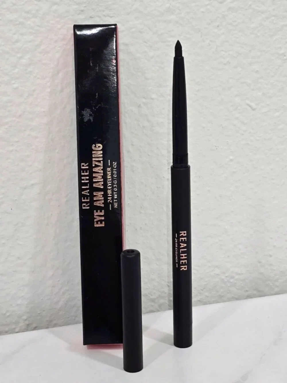 RealHer ✦ Eye Am Amazing Eyeliner ✦ 24HR Waterproof Black Smudge‑Proof Vegan NWT
